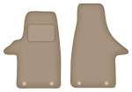 Dywaniki samochodowe prz&oacute;d do: VW Transporter T5 dostawczy, 2 rzędy (2003-2015) beżowe