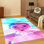 3D Deemonik&uuml;tid Kpop Rumi Mira Zoey Muusikaline Vaip Magamistoa elutoa diivani kodu kaunistamiseks, Ala vaip libisemiskindel p&otilde;randamatt kingitus 200x160cm