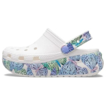 Crocs Hingavad &Uuml;marotsalised Liblikuga Platvormkingad Unisex Valged 39-40 valge