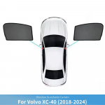 Volvo XC40 2018   2024 jaoks K&uuml;lgakna P&auml;ikesekaitsekate Visiir Auto P&auml;ikesekate Esiklaasi V&otilde;rk S&otilde;iduki Kardin 2PCS Front Windows