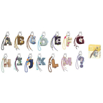 POP MART The Monsters LABUBU S&otilde;rmus Armastuse Kollektsioonist Kirjakujuline Ripats Pime Kast, &Uuml;ksik Salap&auml;rane Kast