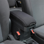 Keskkonsooli k&auml;etoe kasti padjakate kaitse Jeep Compass 2007-2016 Liberty 2011-2016 jaoks Siseaksessuaarid-A87Q must