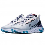 Nike React Element 55 CN5798-101 meeste tennises&auml;rk, suurus 42,5 (must/valge) EU 35.5 hall v&auml;rv