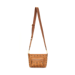 MCM Aren Visetos Loorberilehe Pandlaga Eemaldatava Reguleeritava &Otilde;larihmaga Kaetud L&otilde;uendi ja Nahast V&auml;ike Crossbody Kott MMRFSTA05CO001 Basic Set (Bag+Dust Bag) brown