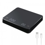 Digitaalne kohvikaal koos taimeriga LED-ekraaniga Espresso USB 3 kg Maksimaalne kaal 0,1 g K&otilde;rge t&auml;psusega m&otilde;&otilde;detud oz/ml/g k&ouml;&ouml;gikaal 3Kg