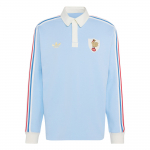 Adidas Originals Prantsusmaa Ragbi 120 Aastat Crunch Heritage Nahas&otilde;bralik Elegantne Kokkupandav Pikkade Varrukatega Ragbis&auml;rk Meeste pealisr&otilde;ivad KE0083 XS