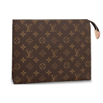 Louis Vuitton Kosmeetikakott 26 Klassikaline Monogramm L&otilde;uend ja Nahk Pesukott Unisex Kotid Pruun M47542 Gift Set(Basic Set+Box+Shopping Bag)