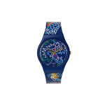 SWATCH Unisex 34mm Sinine Kell SO28Z125 SO28Z125 Blue Dial