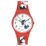 SWATCH Kvartsliikumisega Unisex K&auml;ekell 41mm Valge sihver Bioloogilisest materjalist korpus Silikoonrihm SO28Z106 White Dial