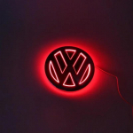 2025 Kuum Punane LED VW Logotule jaoks 11cm VW 5D Embleemituli Tagatuli Volkswagen Bora Jetta Golf Polo Passat CC VW Iluv&otilde;re St