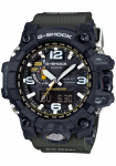 MUDMASTER P&auml;ikesetoitega Kell Roheline [Casio] G-Shock Raadiojuhitav GWG-1000-1A3JF Meeste