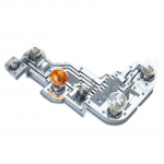 Vasak/Parem Tagumine Pidurilambi Circuit Board Tagatule Pirnihoidja Toestus Autotarvikud W204 ESTATE C63 jaoks 2048201700