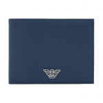 Emporio Armani Asv Logo Pol&uuml;uretaan Rahakott Unisex Rahakott Sinine EM000980-AF13666-UB107 Basic Set (Bag+Dust Bag)