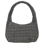 COS Kerge tepitud lukuga pol&uuml;ester pilvekotist kott-kott crossbody &otilde;lakott Suur unisex kotid Hall 0916460032 Gray,Large