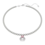 Swarovski Idyllia P&auml;rlmutterkarp Kujuline Ripats Kuupmeetrilise Tsirkooniumiga Rodiumiga Pinnatud Imitatsioonikristalli Kaelakee Naistele kaelakee H&otilde;bedane 5680297 Box (Random Color)