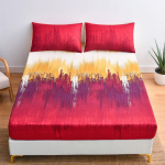 S&uuml;gava taskuga voodilina komplekt King Queen Double Full Size boheemlaslik lilleline voodipesukomplekt 27 cm s&uuml;gav 90x200cm