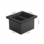 Kohvipuru karp Lauapealne sisseehitatud &Otilde;&otilde;nes p&otilde;hjata purukarbi Baar Ruudukujuline Roostevabast terasest Kohvi koputamise purukopp A