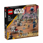 LEGO 75372 Klooniv&auml;e&uuml;ksuslane&trade; & Lahingudroid&trade; Lahingupakett Plokk-m&auml;nguasjad must/valge