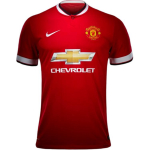 Nike Dri-Fit Manchester United Kodus&auml;rk 14/15 Niiskust eemaldav Mugav L&uuml;hikeste varrukatega Jalgpallis&auml;rk Unisex topid 611031-624 M