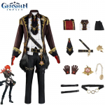 Peen Genshin Impact Diluc Cosplay Kost&uuml;&uuml;m Meestele Halloweeni Peo Rekvisiidid XS