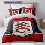 Fulham F.C Muster Voodipesu Tekikomplekt Tekikate Padjap&uuml;&uuml;r Kodu Kaunistus S&uuml;nnip&auml;evakingitus (1 * tekikott + 2 * padjap&uuml;&uuml;ri, ilma s&uuml;damikuta) 135x200cm