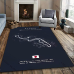 F1 Imola Monaco Radas&otilde;idurada Tr&uuml;kitud Nelja Hooaja Vaip Toa Diivani jaoks, Vormel 1 Mootorispordi Teemaline Dekoreerimismatt V&otilde;idus&otilde;iduarmastaja Vaip 90cm x130cm