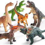 6 tk hiiglaslikku dinosauruse m&auml;nguasja Suured &otilde;rnad dinosauruse kujukesed Realistlikud Jurassic Worldi m&auml;nguasjad Lastele m&otilde;eldud m&auml;nguasjad S&uuml;nniku kuup&auml;ev