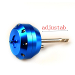 Auto 2.00 Billet Aluminum Turbo Actuator Wastegate For Garrett T3, T3.5 and T4 turbo chargers blow off valve blue