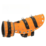 Lemmiklooma riided Loov Punk Kutsika vest Okastest vastupidav Hammustuskindel Lemmiklooma vest Kaitsvad Koera soomusvest Lemmiklooma jakid Tooted XS（old） oranž