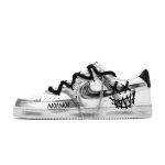 Nike Court Vision 1 Smirk Nahast Libisemiskindel Polsterdus Madala s&auml;&auml;rega Rula kingad Meeste Must Valge DH2987-101(Team434-) 45