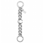 COACH Signature br&auml;ndilogo logo pikendusketiga kullatud metallist koti &otilde;larihm naiste h&otilde;bedane 11,43 cm h&otilde;be