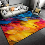 V&auml;rvilised sulgedega vaibad magamistuppa Kohevad ruudukujulised p&otilde;randavaibad elutuppa Kodu kaunistusvaibad Pehme sametmati piirkonnamatt sonic 100cm x 150cm blue