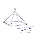 Hye-eun 3-9 tolli L&auml;bipaistev Kristall Laulav P&uuml;ramiid Muusikainstrumendid Heli Energia Tervendamine L&otilde;&otilde;gastus Jooga Meditatsioon 3inch Pyramid