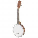 Mini 4 keelpillide kontsert Banjo Uke Ukulele keelpillidele 64x24,5x10cm 4-string small Banjo kuld