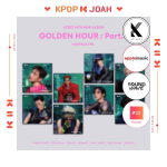 [Eriline kingitus] ATEEZ [GOLDEN HOUR : OSA.5] 14. MINIALBUM (DIGIPACK ver.) JONGHO (SOUNDWAVE POP-UP LUCKY DRAW)
