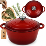 Emailitud Malmpott 26cm 5L Hage Punane