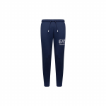 Emporio Armani SS23 EA7 Seeria &Uuml;hev&auml;rvilised Tr&uuml;kitud Puuvillased Vabaaja P&uuml;ksid Meeste Alaosad Tume-Sinine 3RPP98-PJ05Z-1554 M