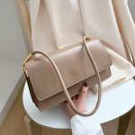 V&auml;ike moekas messenger kott naistele Uue ruudukujulise disainiga crossbody kott Naiste PU-nahast igap&auml;evane klapiga &otilde;lakott K&auml;ekott Rahakott 24x8x13cm khaki