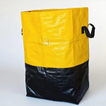 Suure Mahutavusega Tugevad Kolimiskotid Veekindlad Kulumiskindlad Hoiustamiskorraldajad Paksustatud Kokkupandav Reisihoiukott 67x40x40cm kollane
