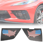 Kvaliteetne sisselaskev&otilde;re kaitse esiradiaatori/k&uuml;lgradiaatori kilbile Sobib Chevrolet Corvette C8 2020-2022 Lisatarvik Type 8 pink