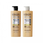 Kerasys Keratin Bond S&uuml;gavalt parandav &scaron;ampoon ja palsamikomplekt - Kahjustuste hooldus, Intensiivselt toitev, 750ml + 750ml, Korea juuksehooldus