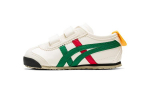 Onitsuka Tiger MEXICO 66 TS Libisemisvastased Kulumiskindlad Madalad Spordikadsuaaljalatsid Valge Roheline Imikud ja V&auml;ikelapsed 1184A054-200 19.5