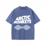 Arctic Monkeys'i inspireeritud T-s&auml;rk - Albumite loendi kritseldusprindiga vintage T-s&auml;rk meestele naistele hiphop punk l&uuml;hikeste varrukatega T-s&auml;rgid t&auml;navamood S
