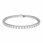 Swarovski Matrix Tennis &uuml;mmarguse l&otilde;ikega s&uuml;nteetiline kuupmeetrik tsirkooniumiga roodiumiga kaetud k&auml;ev&otilde;ru naistele 5648936 h&otilde;be