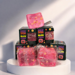 Dr Pepper x NeeDoh Nice Cube Squishy Stressileevendusm&auml;nguasi, Pehme pigistatav Fidget-kuubik lastele ja t&auml;iskasvanutele, &Auml;revust leevendav sensoorne m&auml;nguasi black