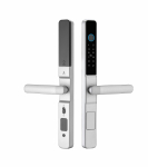 Turvalisus Wifi Tuya Veekindel Digitaalne Ttlock S&otilde;rmej&auml;lje Biomeetrilised Nutikodu Ukselukud (Silver,Aluminum Door&Door Lock&Aluminum alloy) h&otilde;be