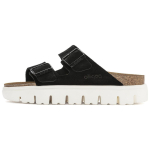 Birkenstock Suede Pehmed Mugavad Paksude Taldadega Pl&auml;tud Naiste sandaalid Must 1023717 37 black