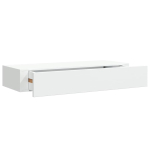 Seinale paigaldatav riiul sahtliga Valge 60 x 23,5 x 10 cm MDF