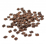 100 ARMASTUSEGA VALMISTETUD tk. S&uuml;damev&otilde;lusid ripatsid ehete meisterdamiseks k&auml;sit&ouml;&ouml; tegemiseks 12x10mm