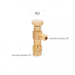 R22 k&uuml;lmutusagensi laadimisklapp 1/4 &ndash; 1/4  vase voolu reguleerimisventiilid vase ja fluori ohutus for R22